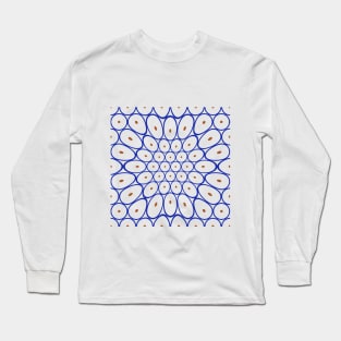 Polish Ceramika Bolesławiec Style traditional seamless pattern Long Sleeve T-Shirt